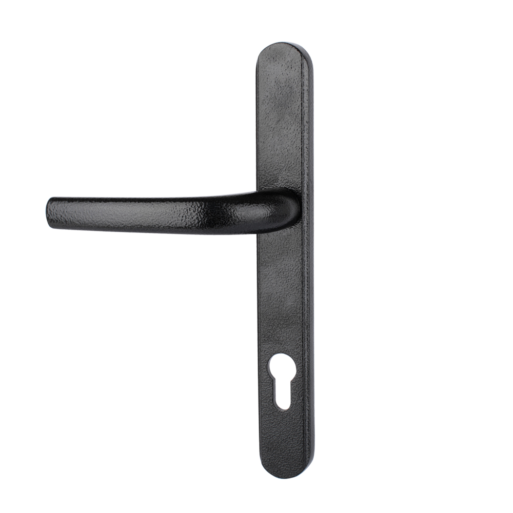 Alpine Door Handle (Long Back Plate) - Antique Black