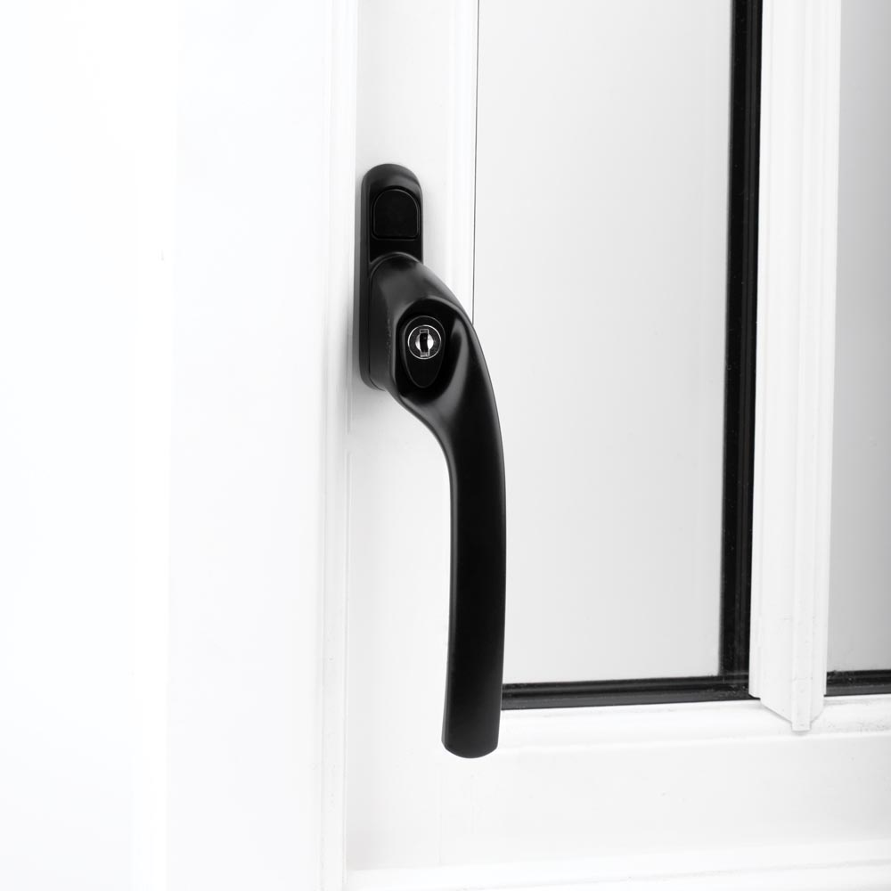 Alpine Espag Window Handle - Black (Right Hand)