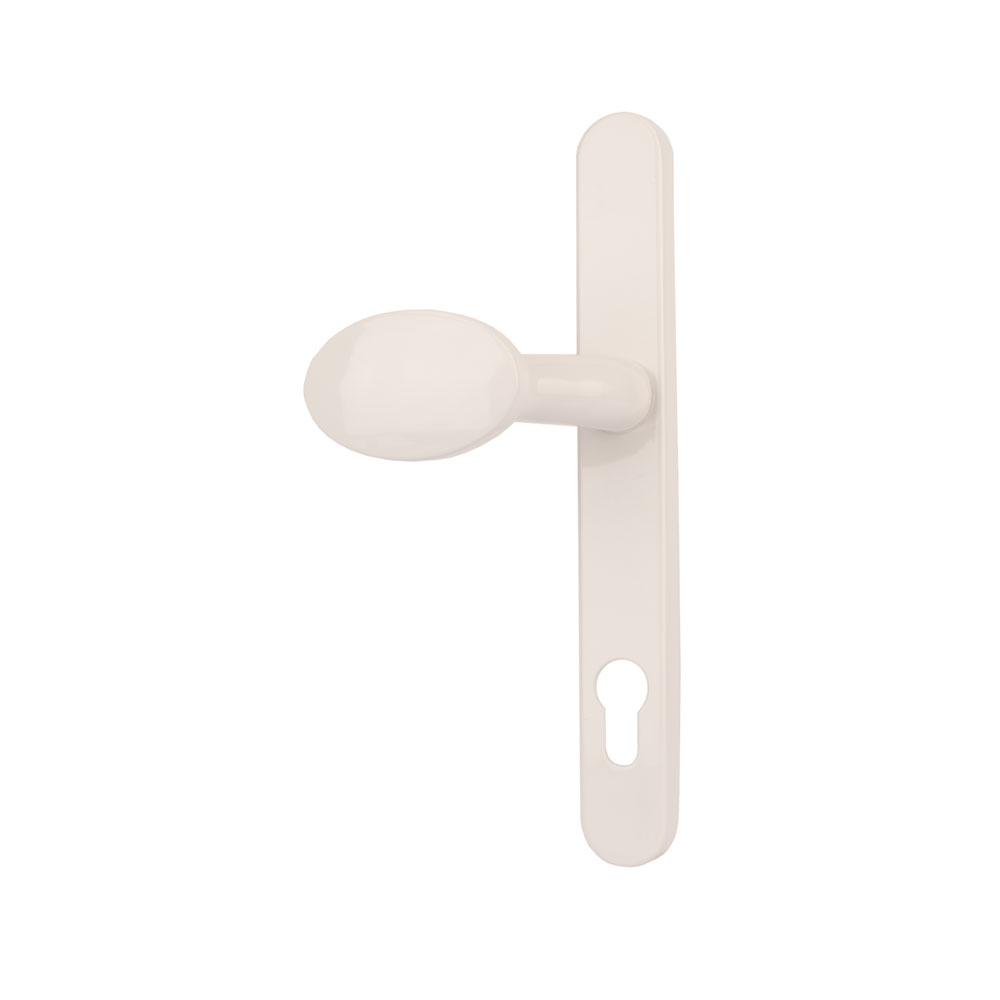 Balmoral Inline Lever Pad Handle 92mm Centre White