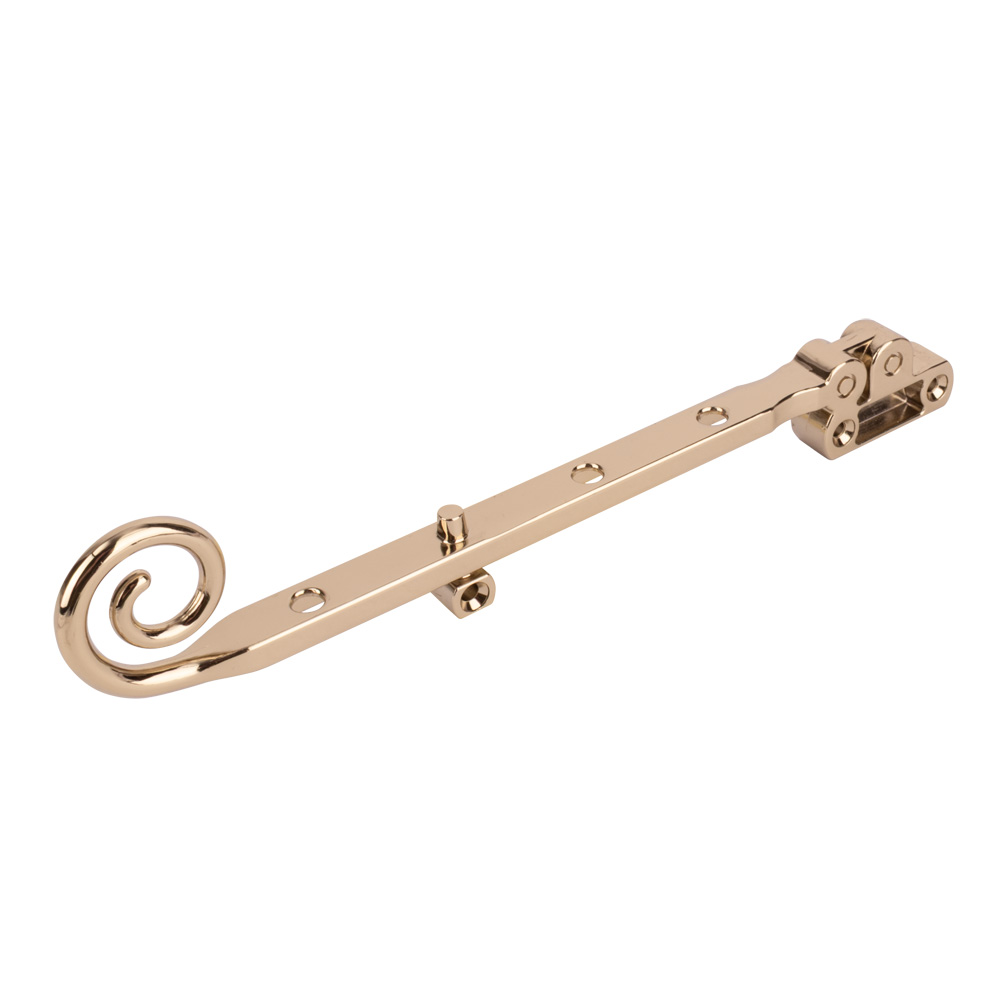 Cornish Heritage Monkey Tail Fixed Stay - Polished Gold