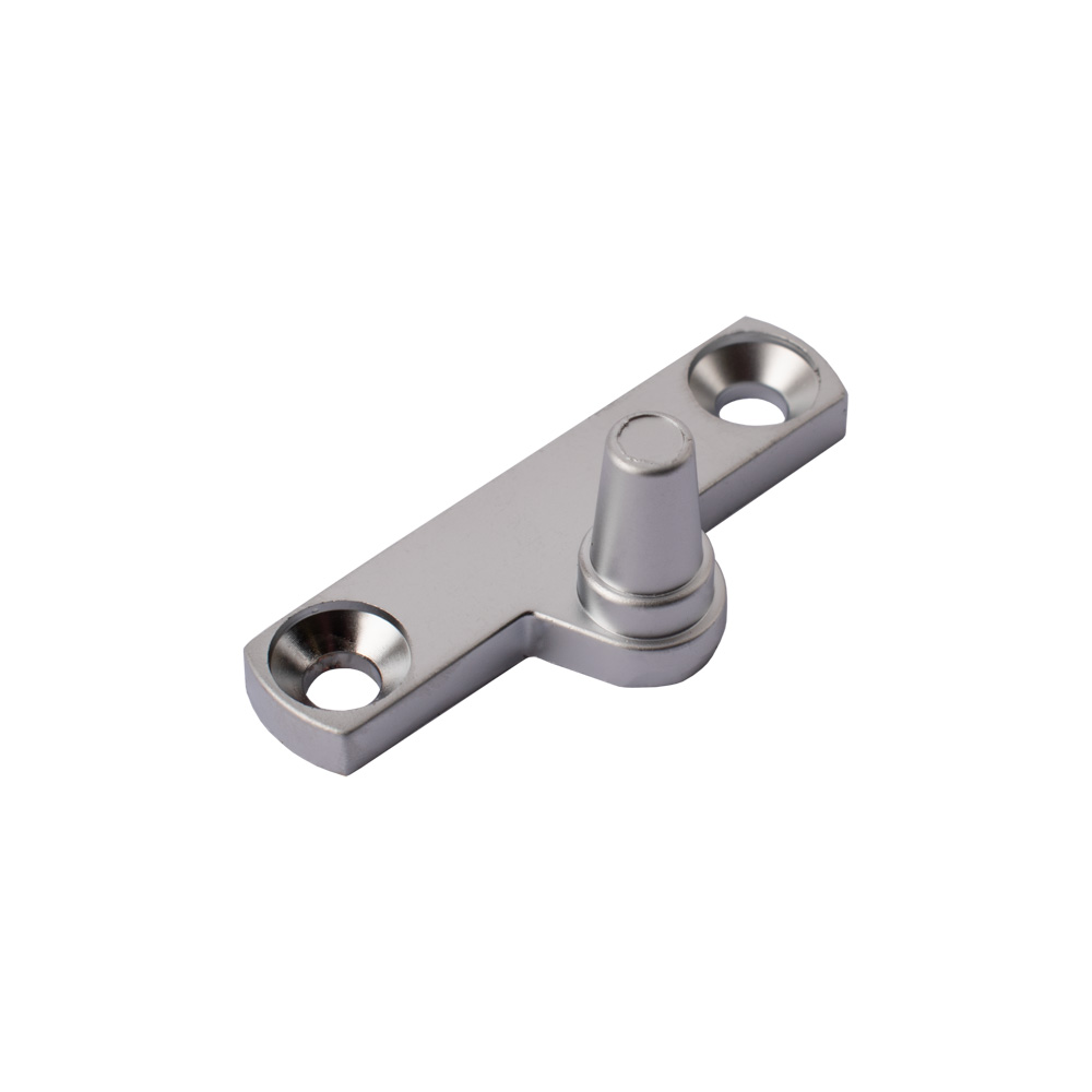 Cornish Heritage Flat Peg - Satin Chrome (Sold in Pairs)