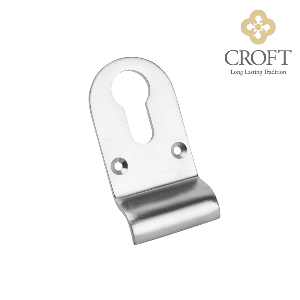 Croft Euro Cylinder Pull - Satin Chrome