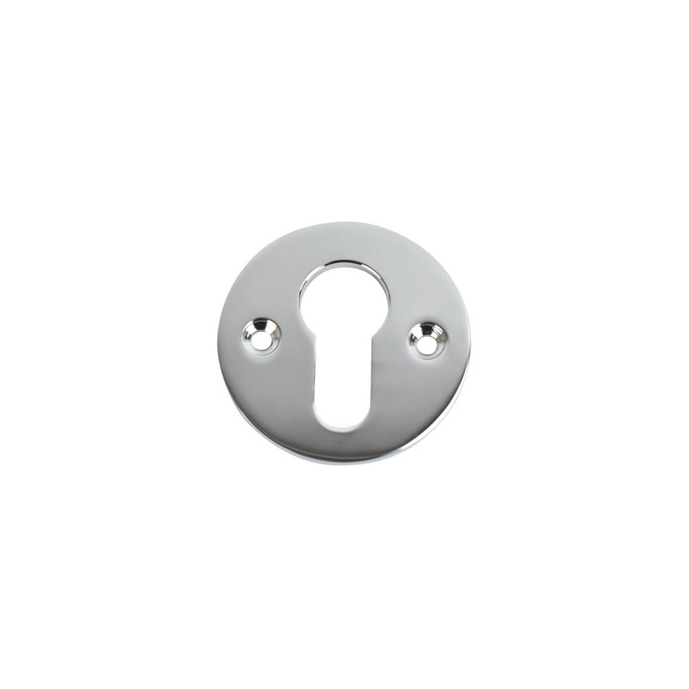 Croft Euro Profile Escutcheon - Polished Chrome