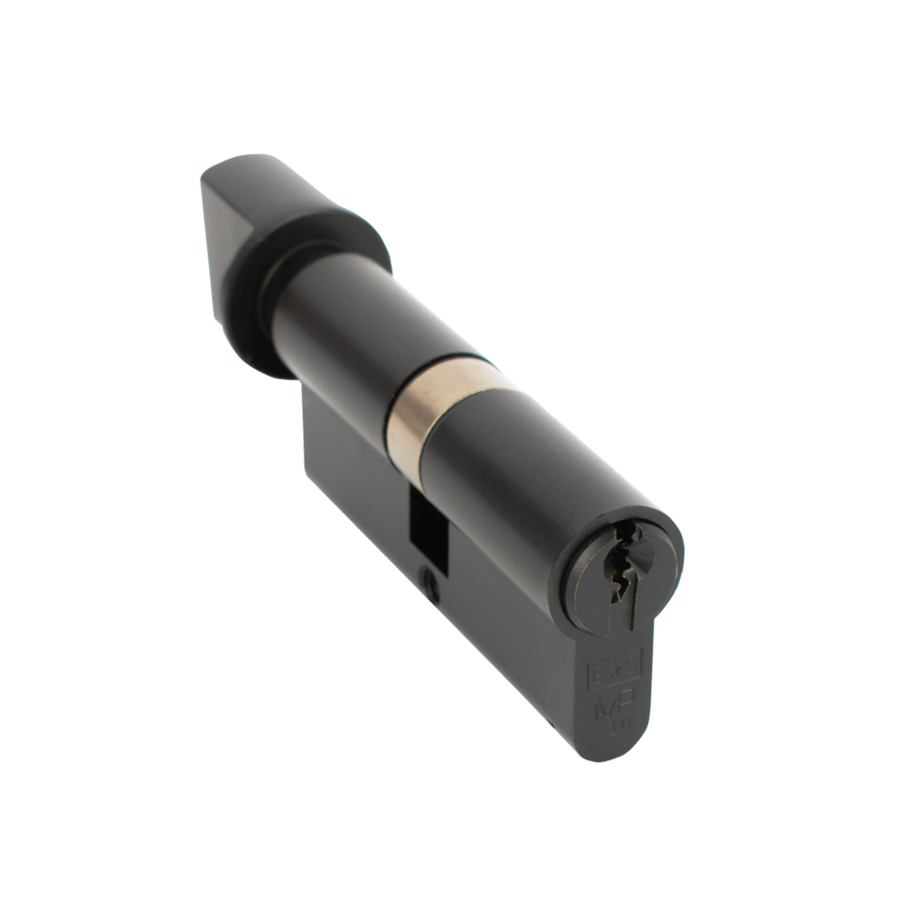 10 Pin Euro Cylinder Thumbturn (Keyed to Differ) - Black - 50/40