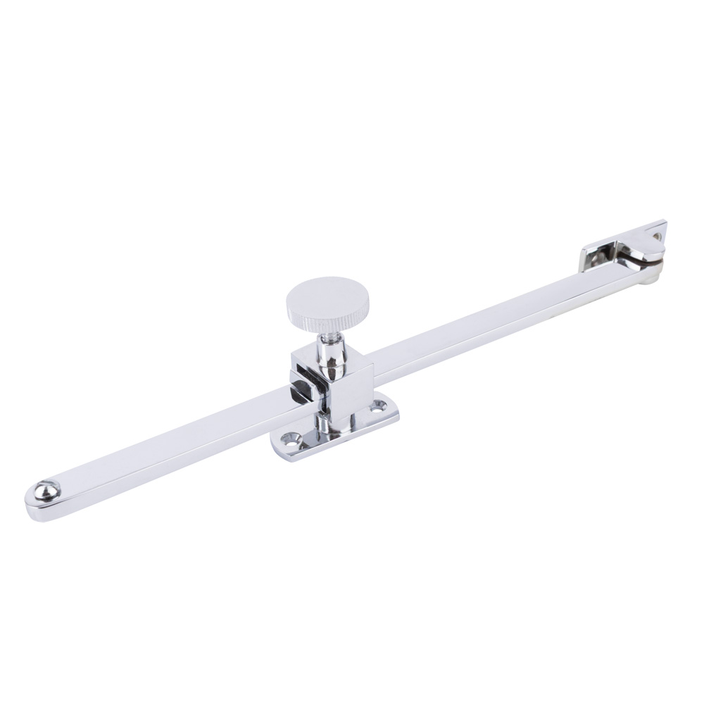 Dart Adjustable Window Opening Opening Stay (250mm) - Polished Chrome