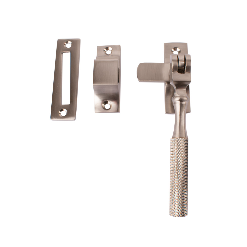 Dart Knurled Window Casement Fastener - Satin Nickel - Satin Nickel