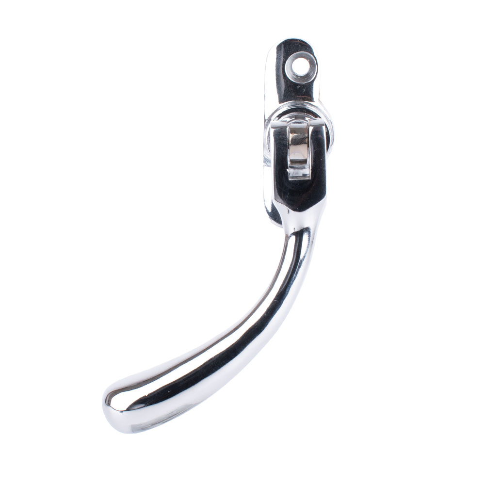 Dart Locking Bulb End Espag Window Handle - Polished Chrome