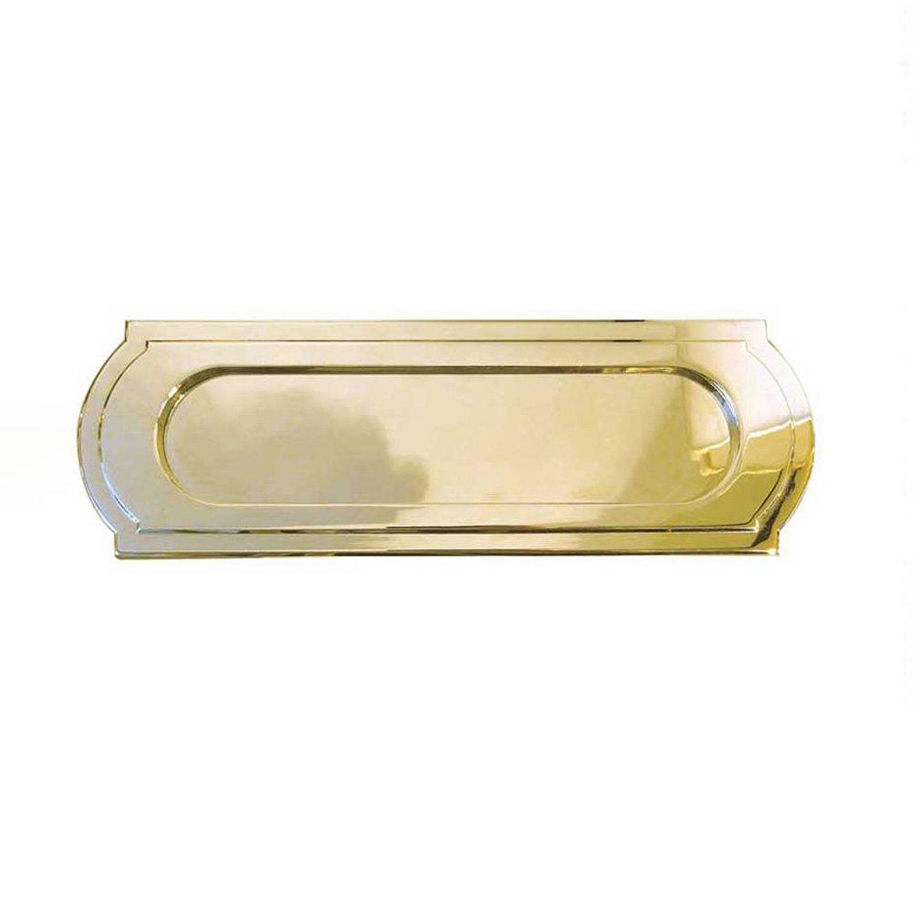 Dart Sloane Letter Plate - Polished Brass