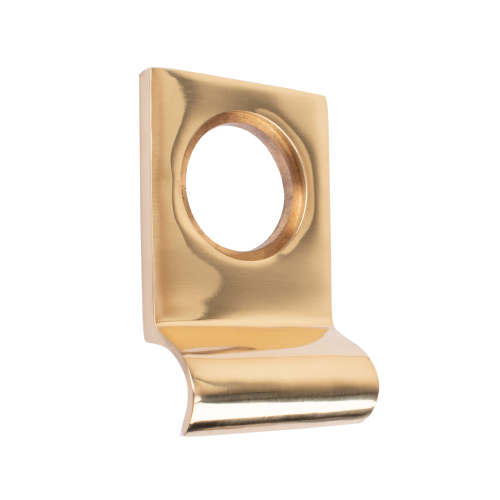 Dart Square Top Solid Brass Cylinder Pull 84mm x 45mm - Polished Brass