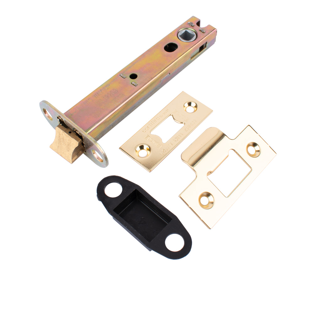 Dart Heavy Duty Tubular Latch 125mm - Polished Brass