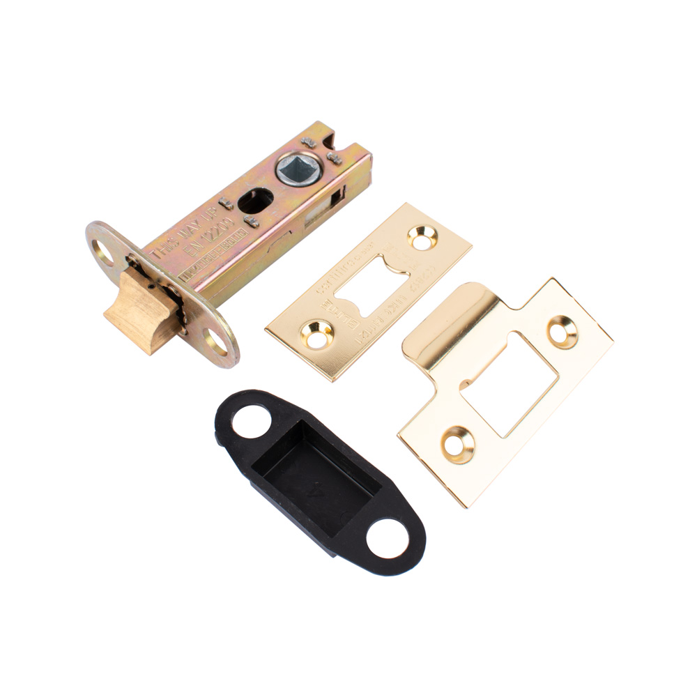 Dart Heavy Duty Tubular Latch 74mm - Polished Brass