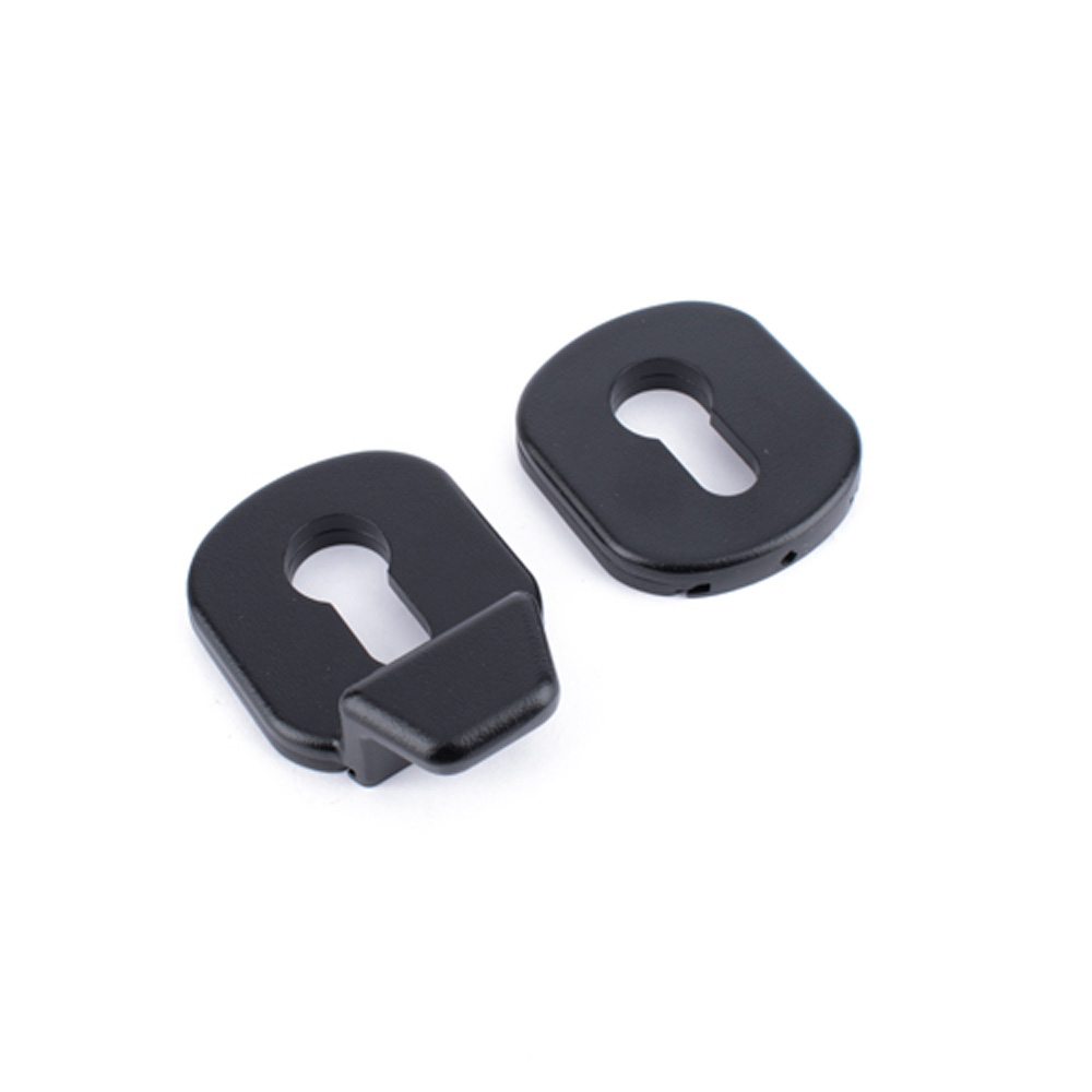 Devoran Euro Pull Escutcheon - Black