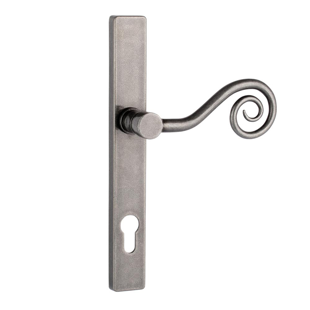 Devoran Monkey Tail Door Handle - Pewter (Right Hand) - (Sold in Pairs)