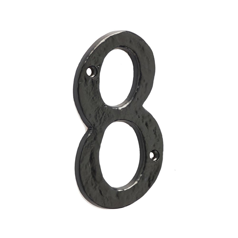 Devoran Number 8 Black Numeral