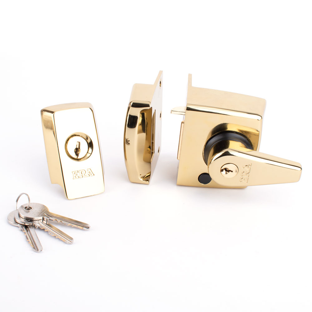 ERA 40mm BS High Security Nightlatch - Polished Brass