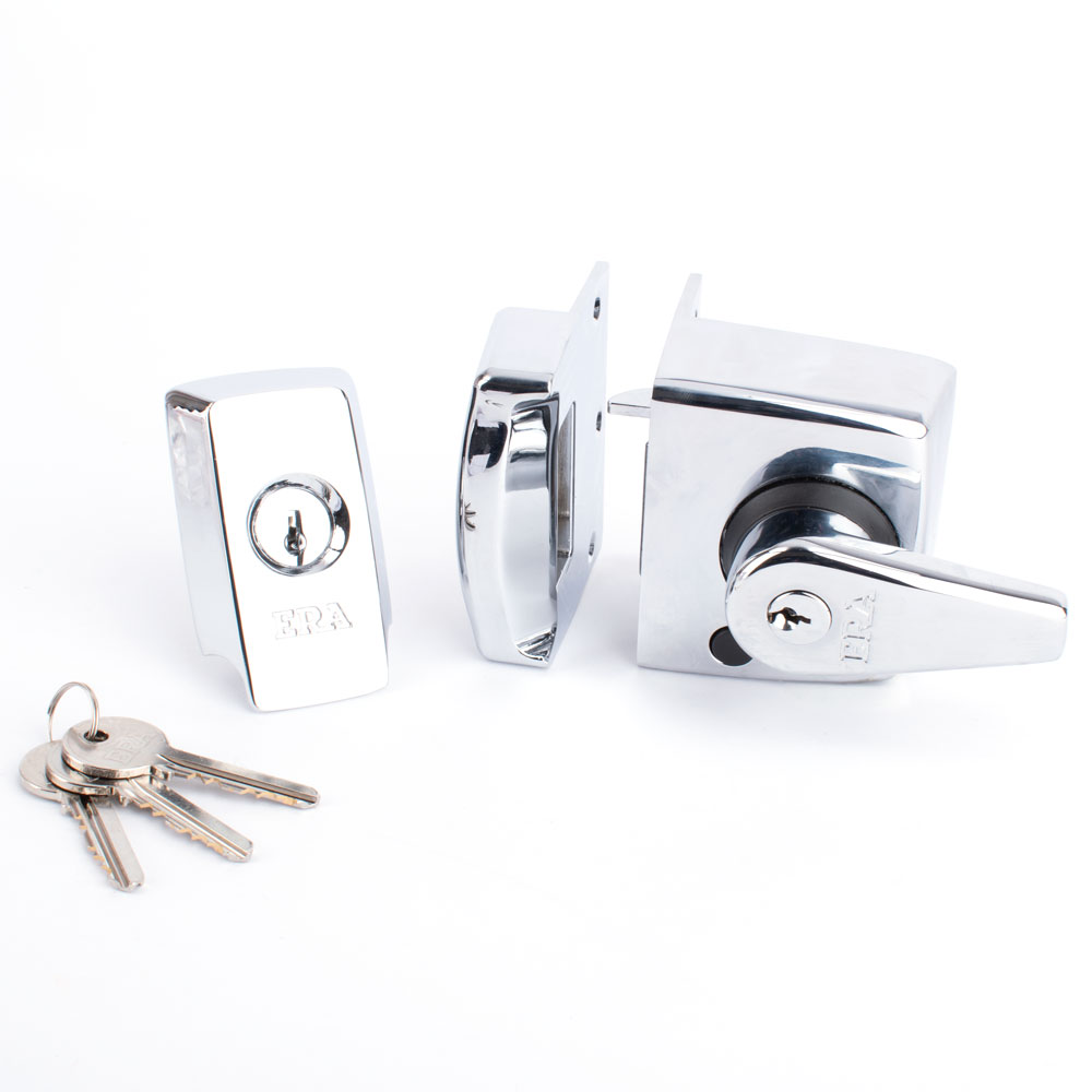 ERA 40mm BS High Security Nightlatch - Polished Chrome