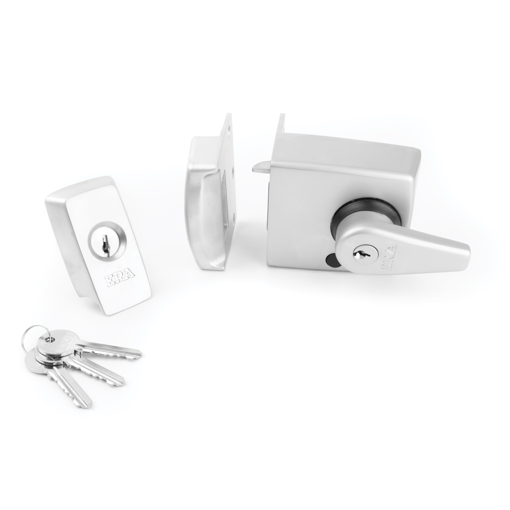 ERA 60mm BS High Security Nightlatch - Satin Chrome