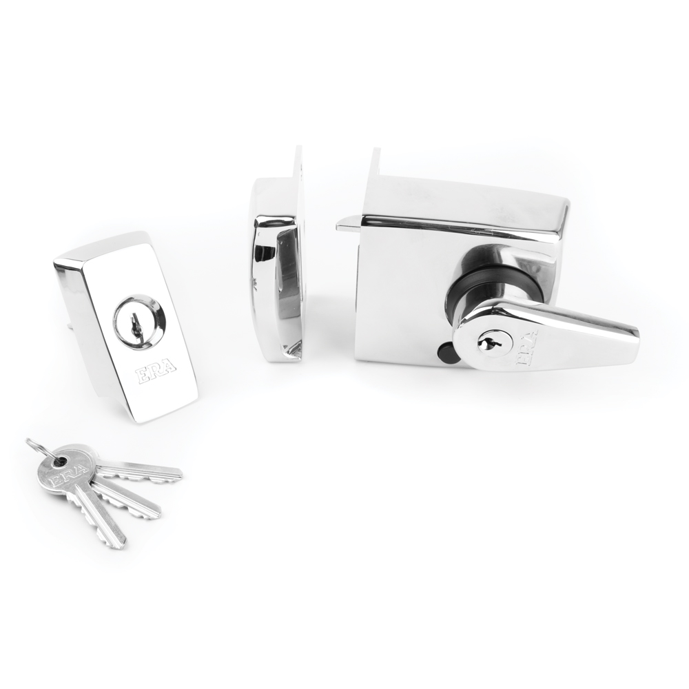 ERA 60mm BS High Security Nightlatch - Polished Chrome