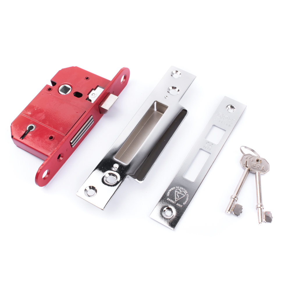 ERA 5 Lever Sash Lock - Polished Chrome