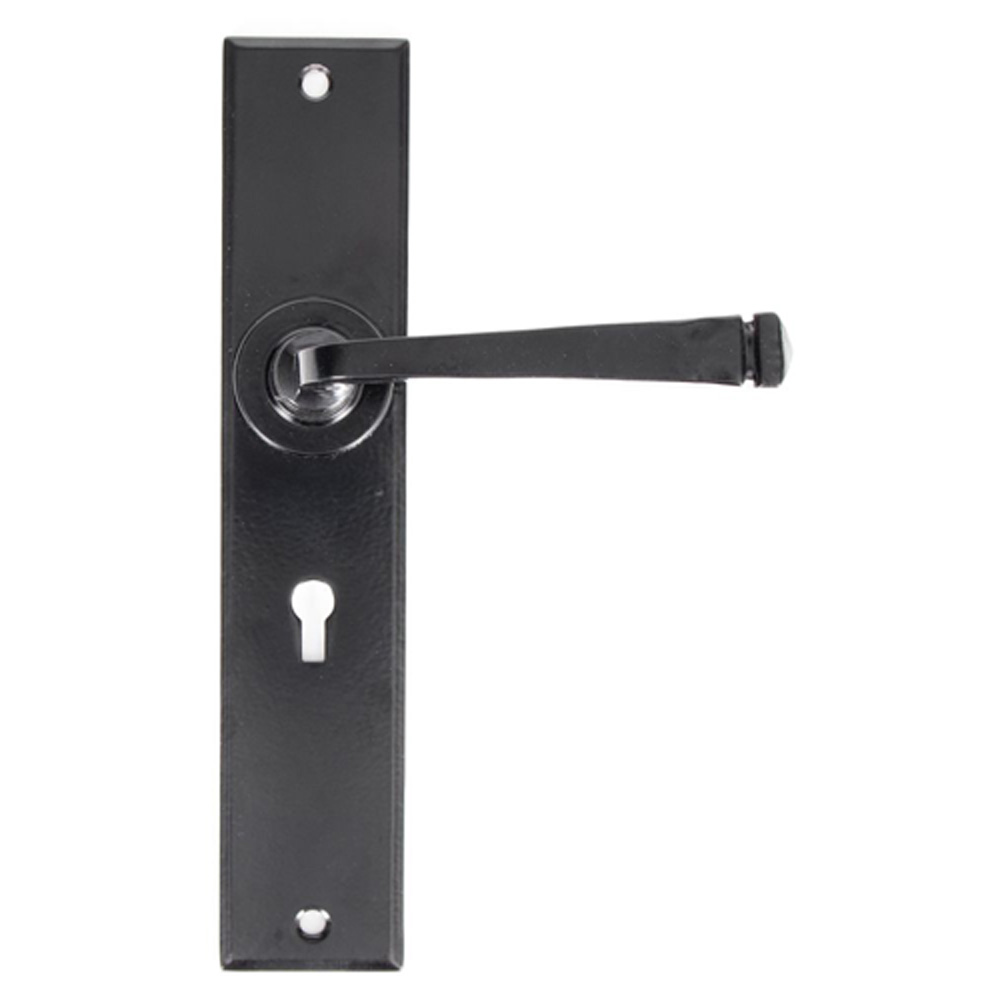From the Anvil Black Large Avon Lever Lock Set (Sold in Pairs)