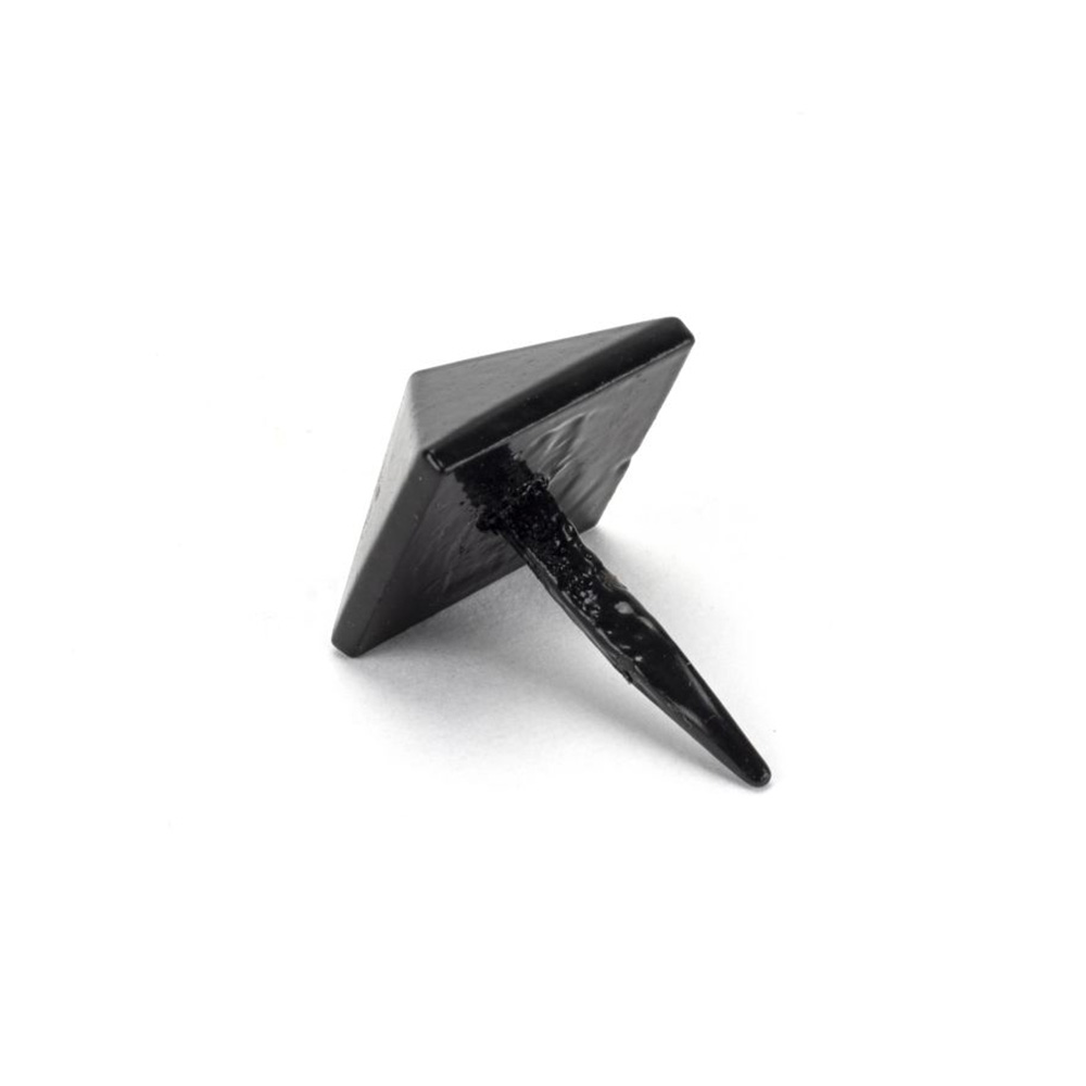 From the Anvil Medium Pyramid Door Stud - Black