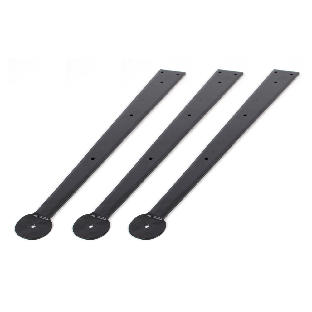From the Anvil 18" Hinge Fronts - Black (Pack of 3)