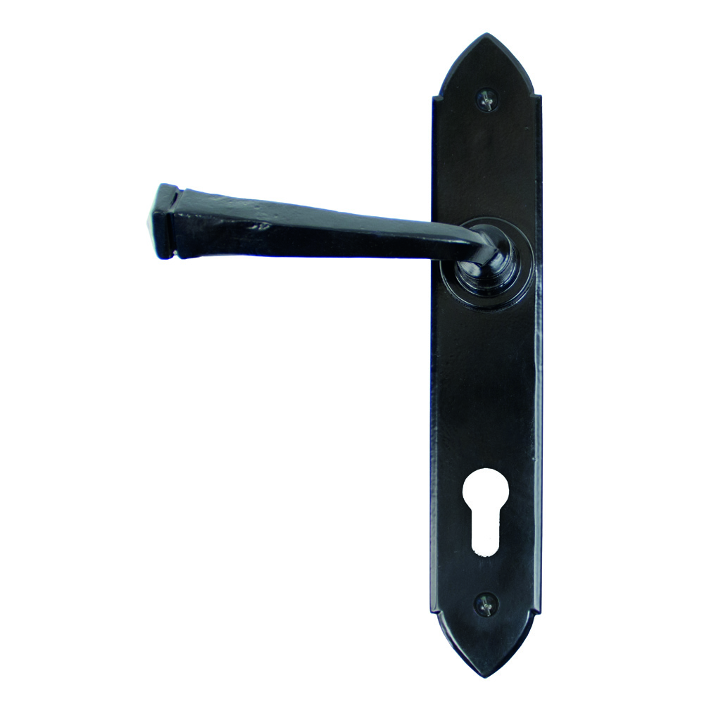 From The Anvil Gothic Door Handle - Black - (Sold in Pairs)
