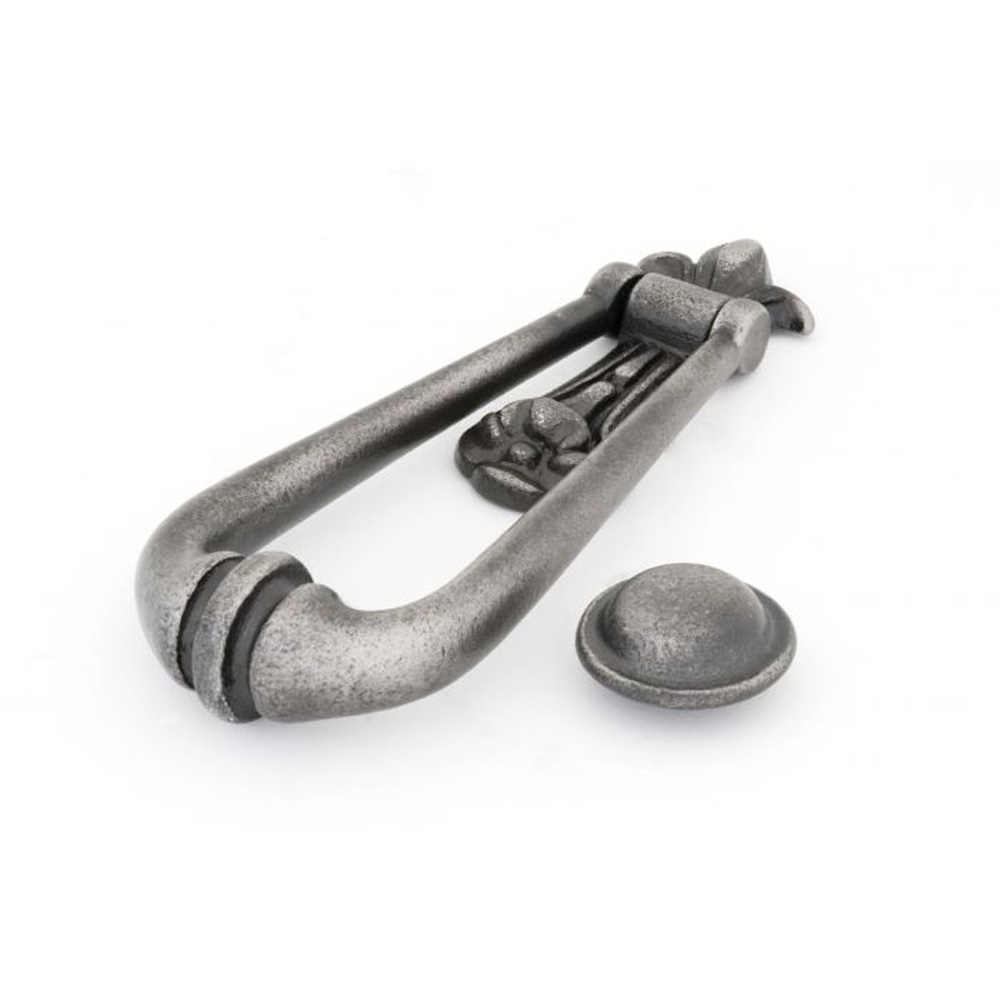 From the Anvil Loop Door Knocker - Antique Pewter