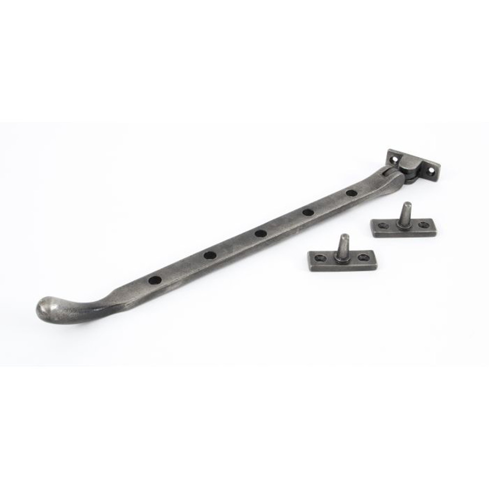 From the Anvil Peardrop Stay (12 Inch) - Antique Pewter