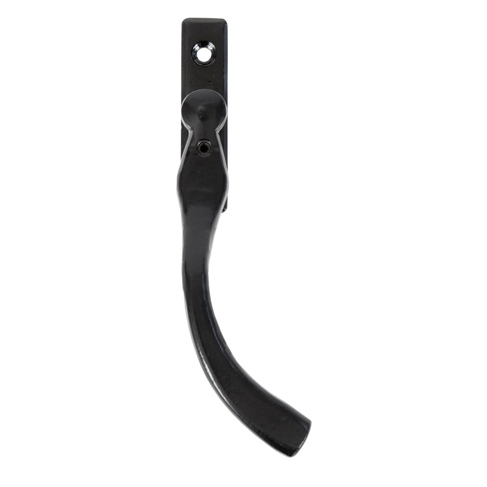 From The Anvil Peardrop Espag Window Handle - Black (Right-Hand)