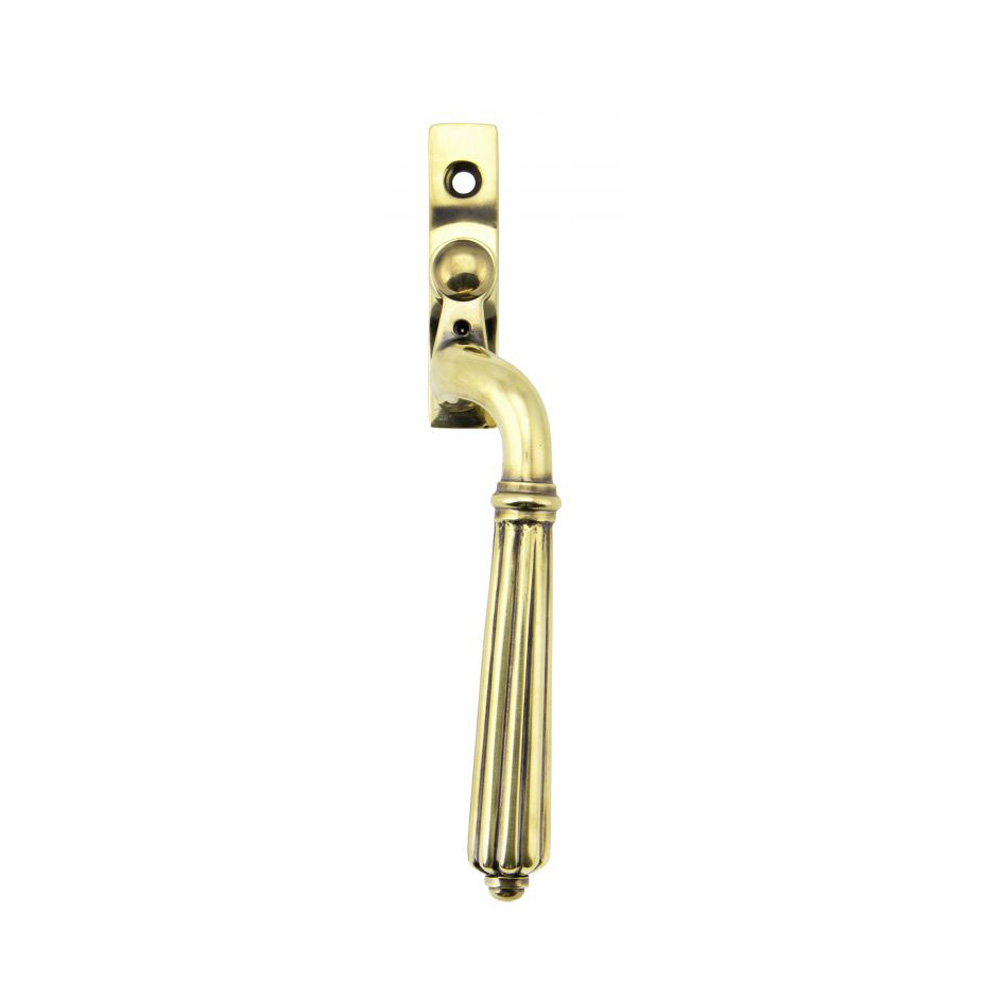 From the Anvil Hinton Espag Window Handle - Aged Brass (Right Hand)