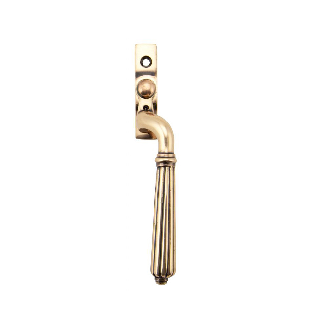 From the Anvil Hinton Espag Window Handle - Polished Bronze (Right Hand)