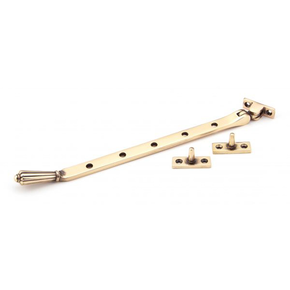 From the Anvil Hinton Stay (12 Inch) - Polished Bronze