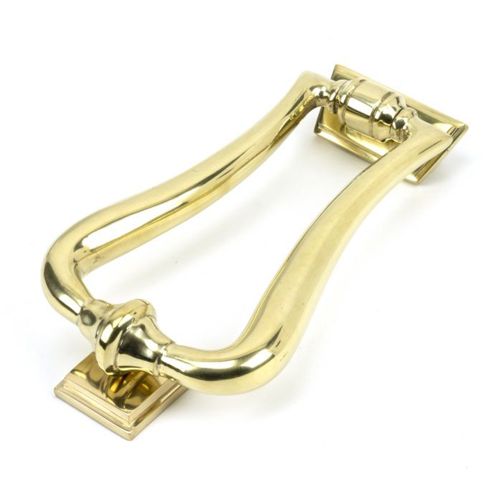 From the Anvil Slimline Art Deco Door Knocker - Polished Brass