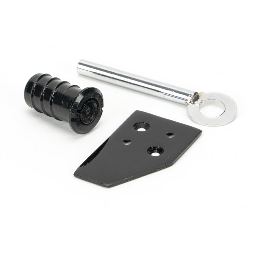 From the Anvil Key-Flush Sash Stop - Black