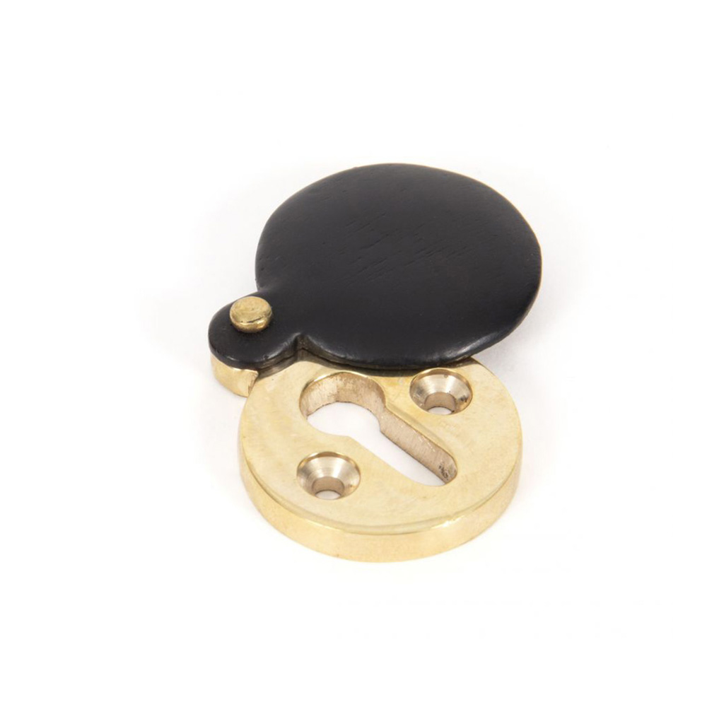 From the Anvil Round Escutcheon - Ebony