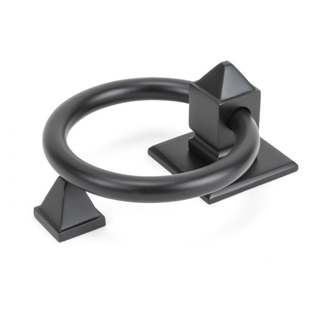 From the Anvil Ring Door Knocker - Aged Bronze