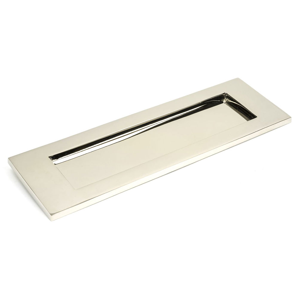 From the Anvil Large Letter Plate - Polished Nickel
