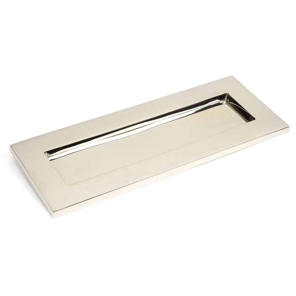 From the Anvil Small Letter Plate - Polished Nickel