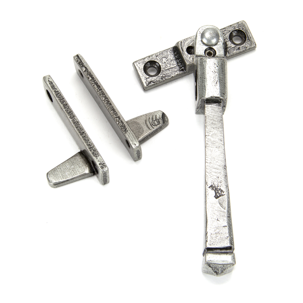 From the Anvil Night-Vent Locking Avon Fastener - Pewter