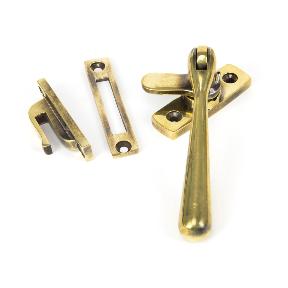 From the Anvil Newbury Fastener - Aged Brass (Locking)