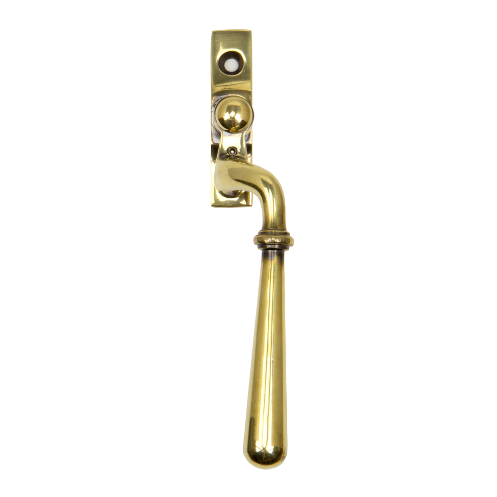 From The Anvil Newbury Espag Window Handle - Aged Brass (Right-Hand)