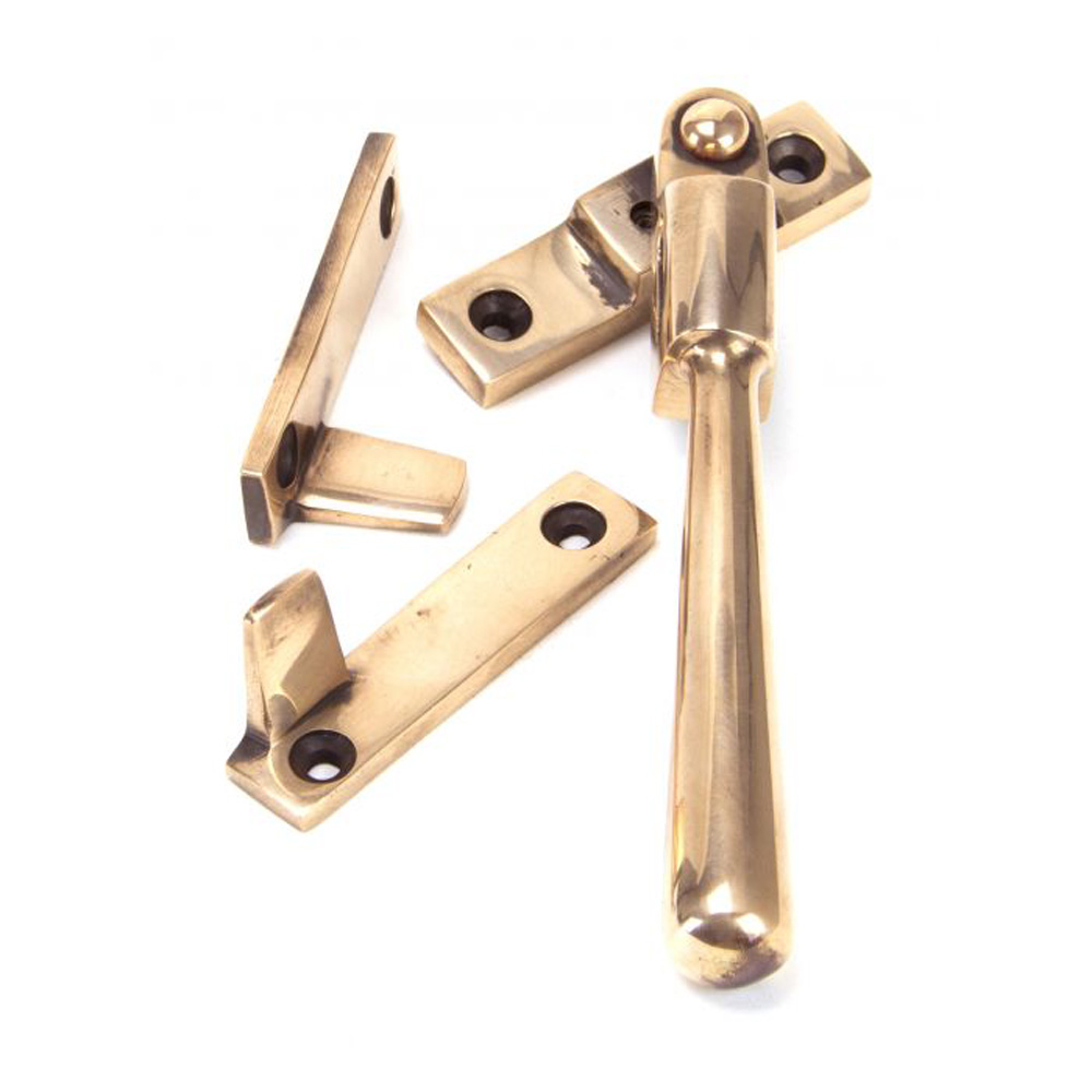 From the Anvil Newbury Night Vent Fastener - Polished Bronze (Locking)