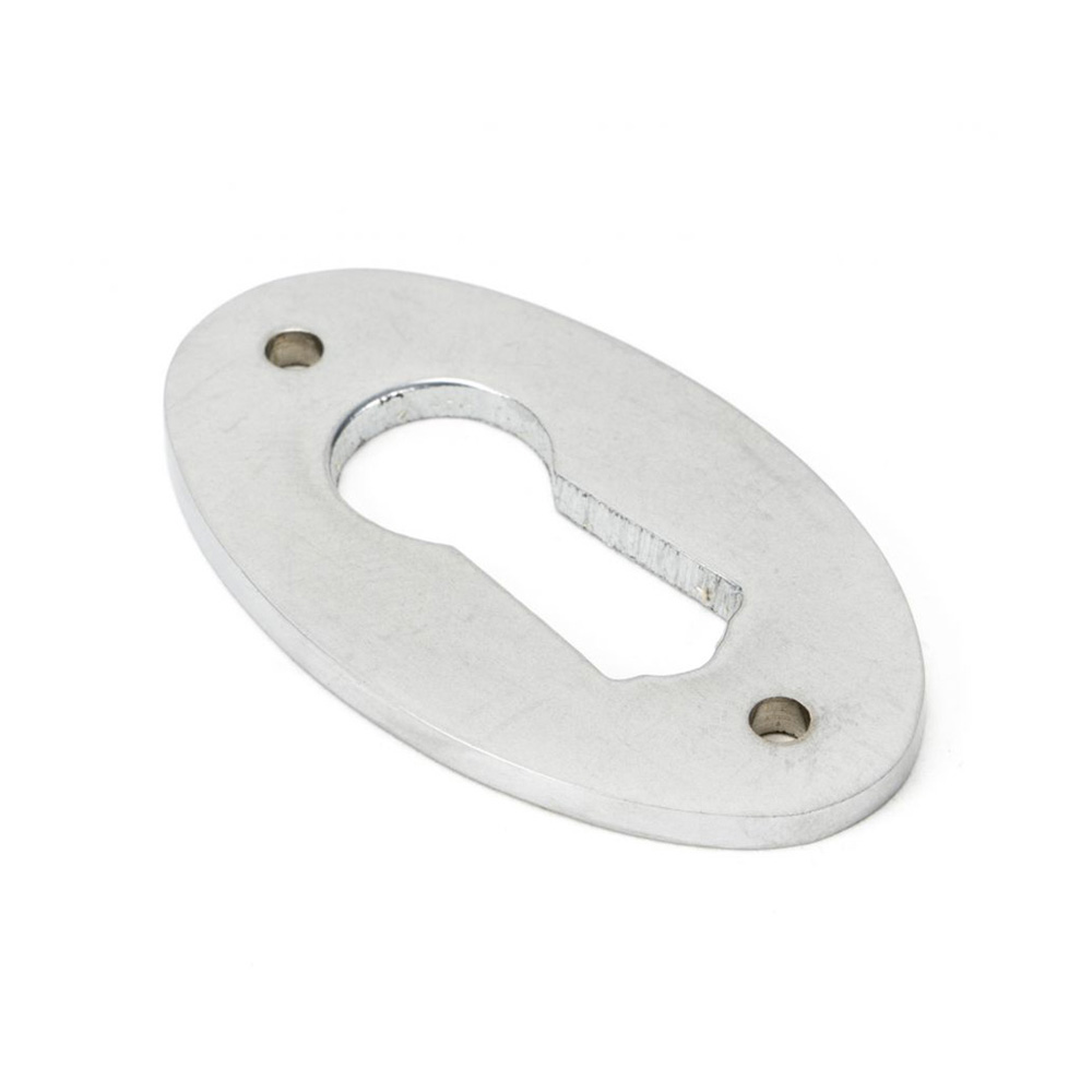From the Anvil Oval Escutcheon - Satin Chrome