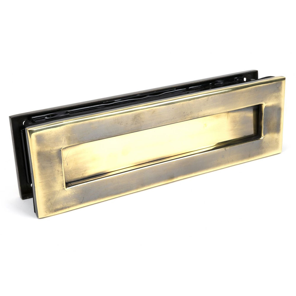From the Anvil Traditional Letterbox - Aged Brass