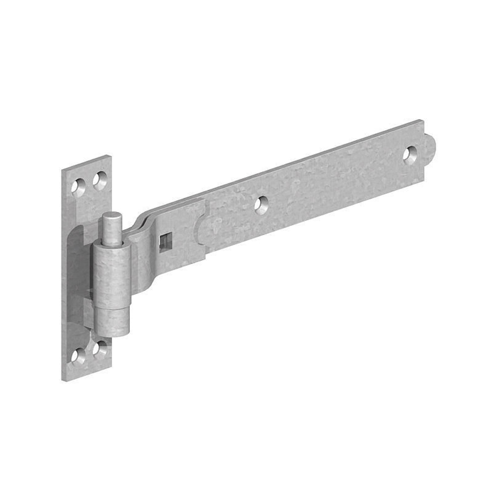 Cranked Hook & Band Hinge Pair - Galvanised (600mm/24")