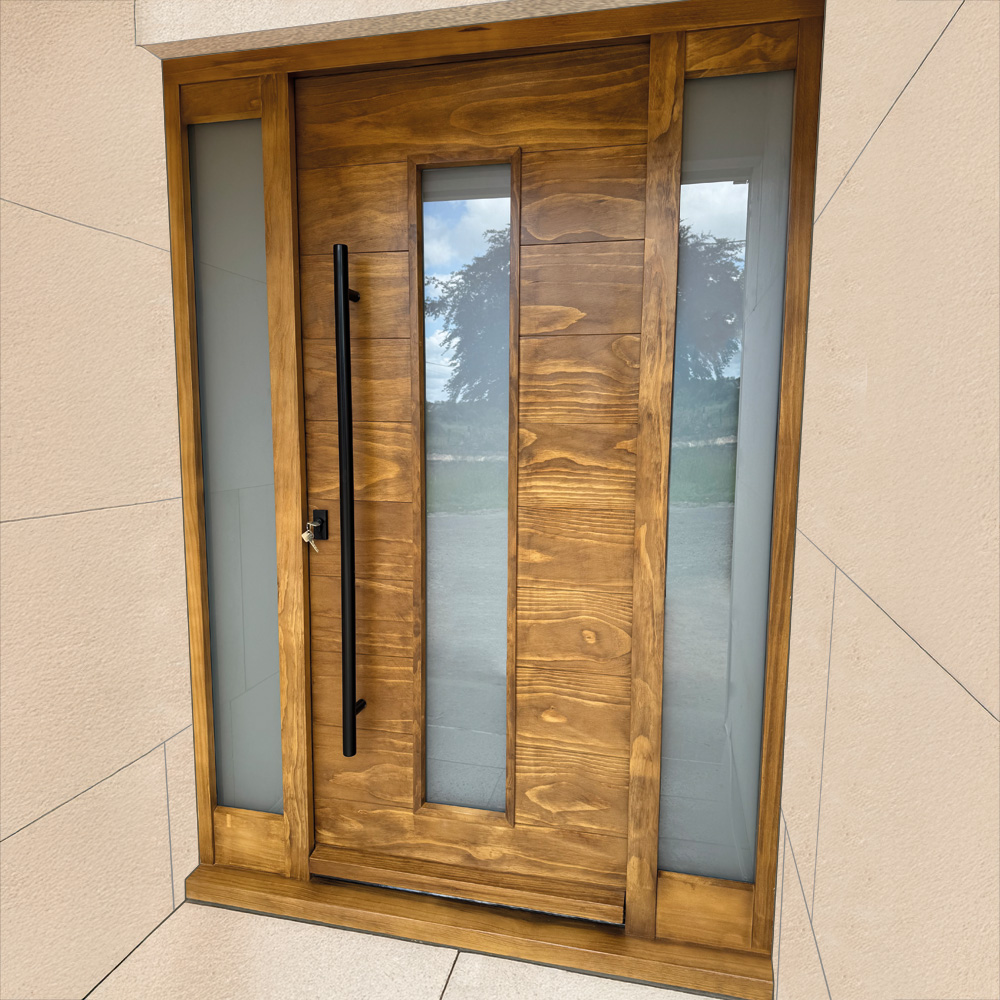 GU Secury LogIQ - Modern Slam Shut Door Lock Kit for 44mm Doors (45mm Backset, Double Dead Bolt, 20mm Face plate) - Left Hand