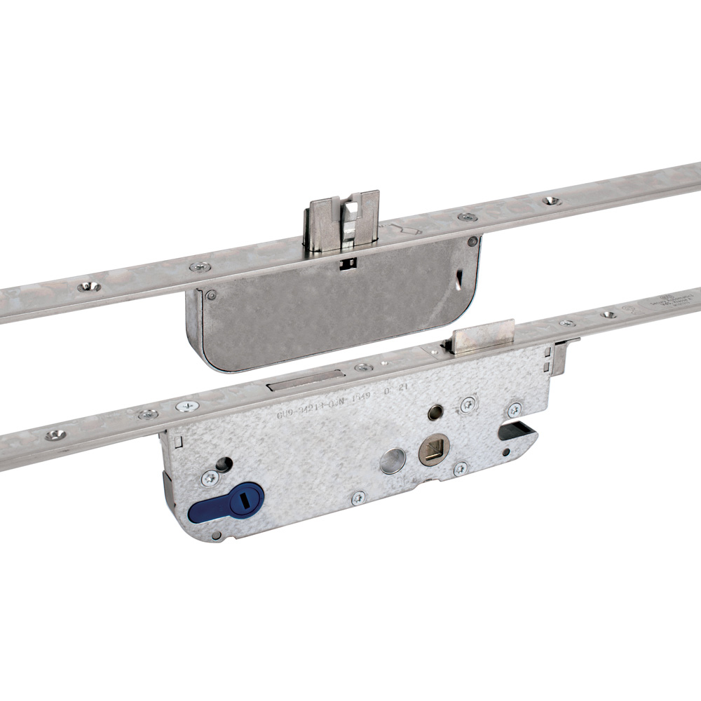 GU Secury Auto - Modern Door Lock (55mm Backset) 20mm Face Plate (Radius End)