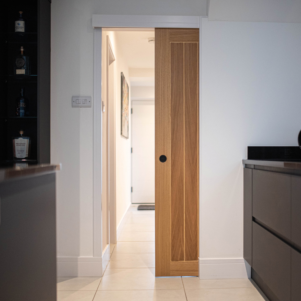 Henderson Single Pocket Door Kit - PDK3 1981 x 762 Panel (Max 60kg Doors)