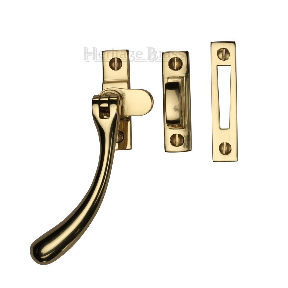 Heritage Brass Ball Casement Fastener - Polished Brass